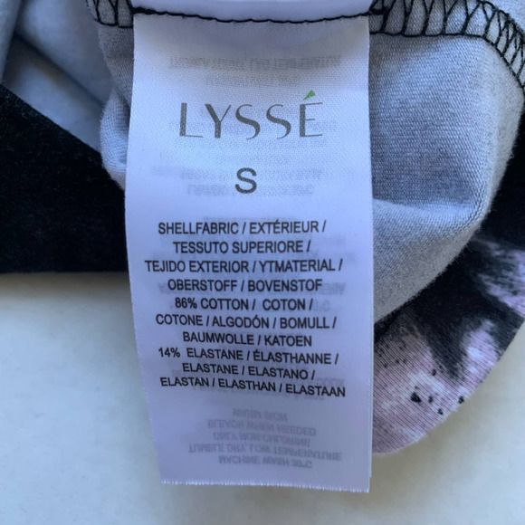 Lysse‎ Dress Size Small Black Marble Pattern - Picture 7 of 7